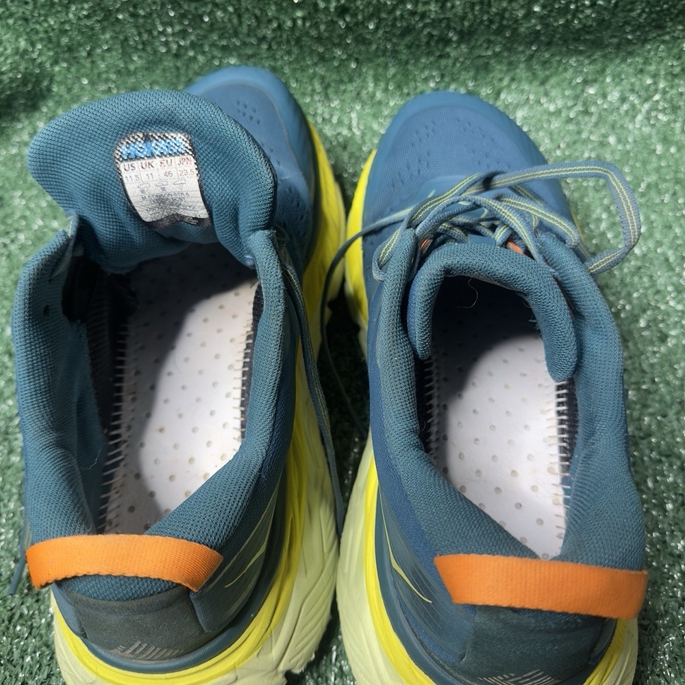 Hoka One Stinson ATR 6 Shoes Mens 11.5 Teal Trail Running Hiking Sneakers - Picture 9 of 10